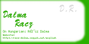 dalma racz business card